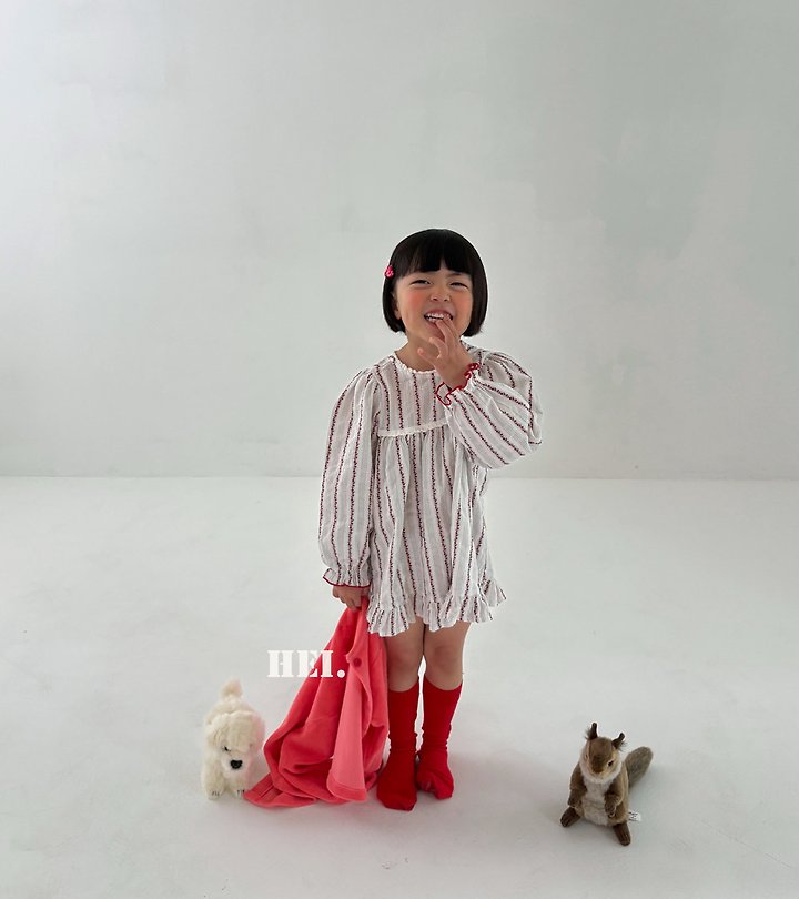 Hei - Korean Children Fashion - #childofig - Sage One Dress - 9