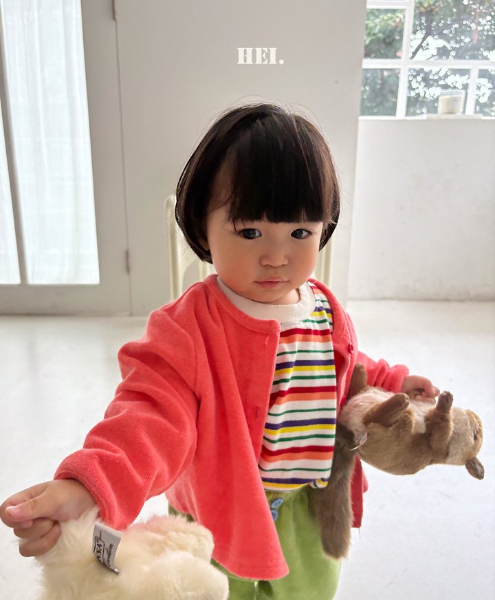 Hei - Korean Children Fashion - #designkidswear - Multi Striped Tee - 11