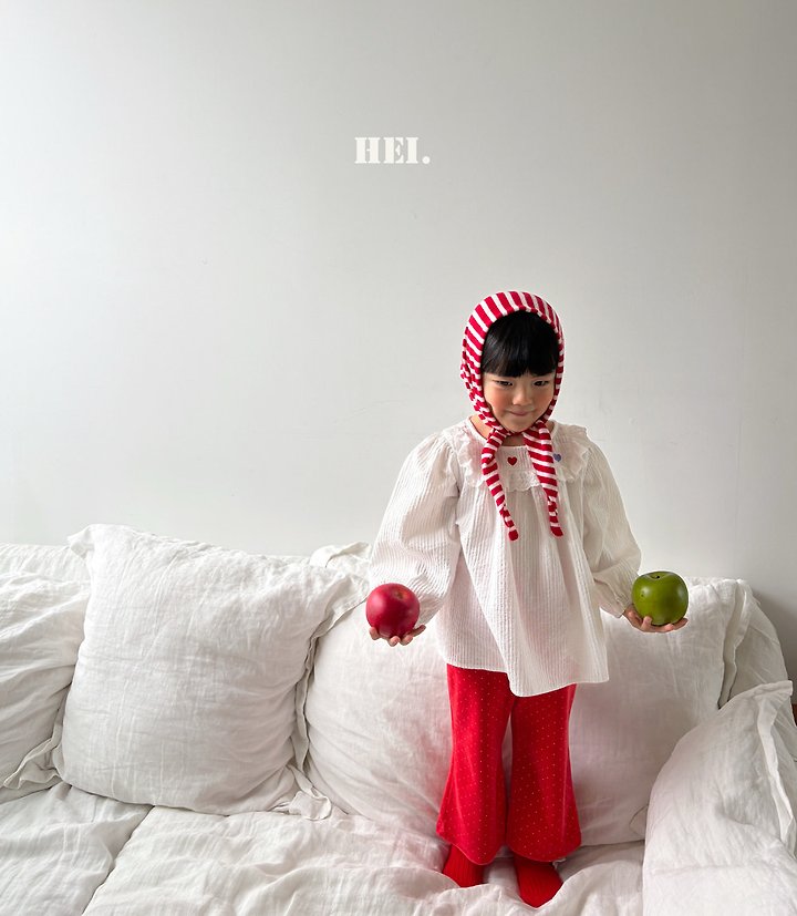 Hei - Korean Children Fashion - #designkidswear - Heart Blouse - 9
