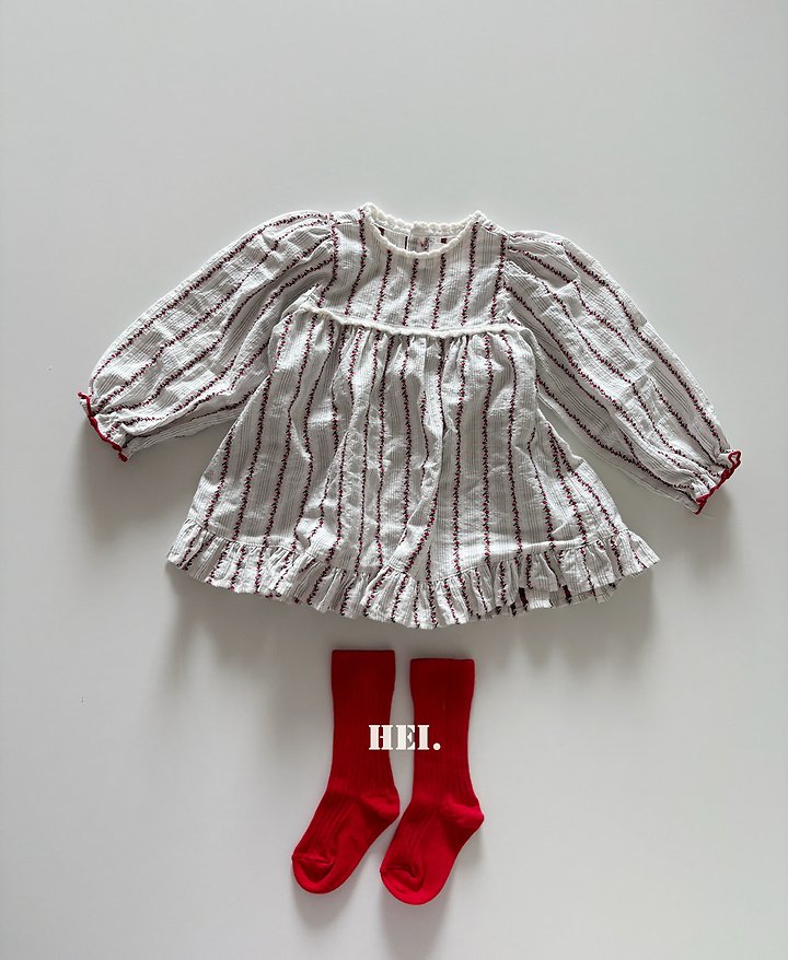 Hei - Korean Children Fashion - #designkidswear - Sage One Dress - 11