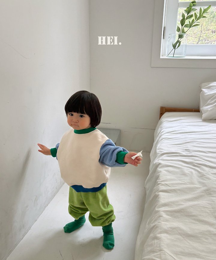 Hei - Korean Children Fashion - #designkidswear - Block Sweatshirt - 10
