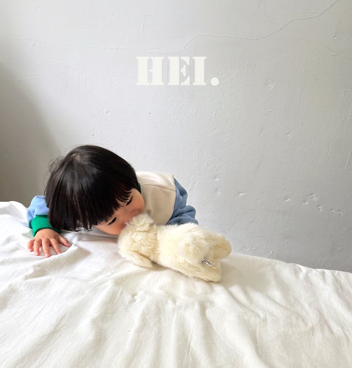 Hei - Korean Children Fashion - #discoveringself - Block Sweatshirt - 11