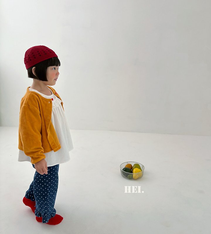 Hei - Korean Children Fashion - #fashionkids - Frill Denim Pants - 8