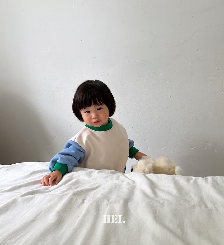 Hei - Korean Children Fashion - #fashionkids - Block Sweatshirt - 12