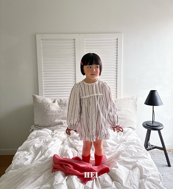 Hei - Korean Children Fashion - #kidzfashiontrend - Sage One Dress - 2