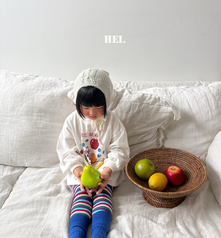 Hei - Korean Children Fashion - #littlefashionista - Fruit Long Tee