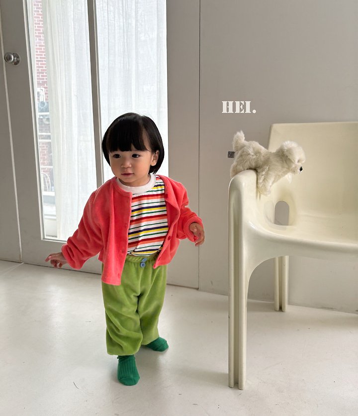 Hei - Korean Children Fashion - #magicofchildhood - Multi Striped Tee - 3