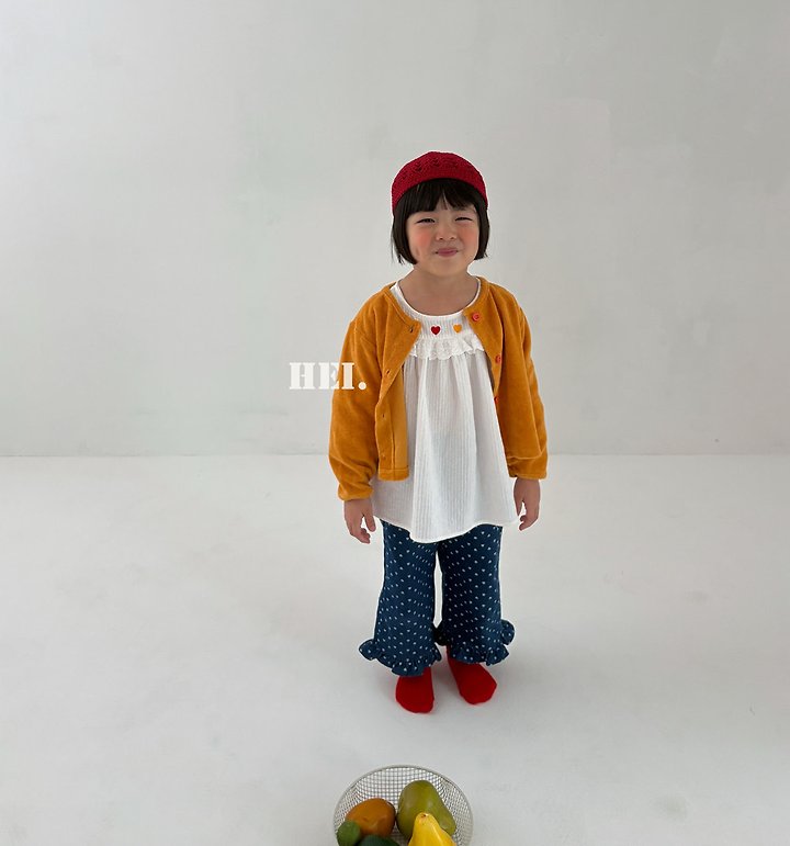 Hei - Korean Children Fashion - #toddlerclothing - Frill Denim Pants - 2