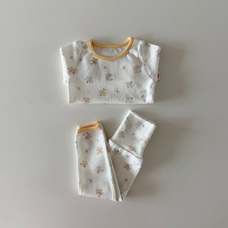 Here I Am - Korean Baby Fashion - #babyboutique - Puppy Pajamas - 6