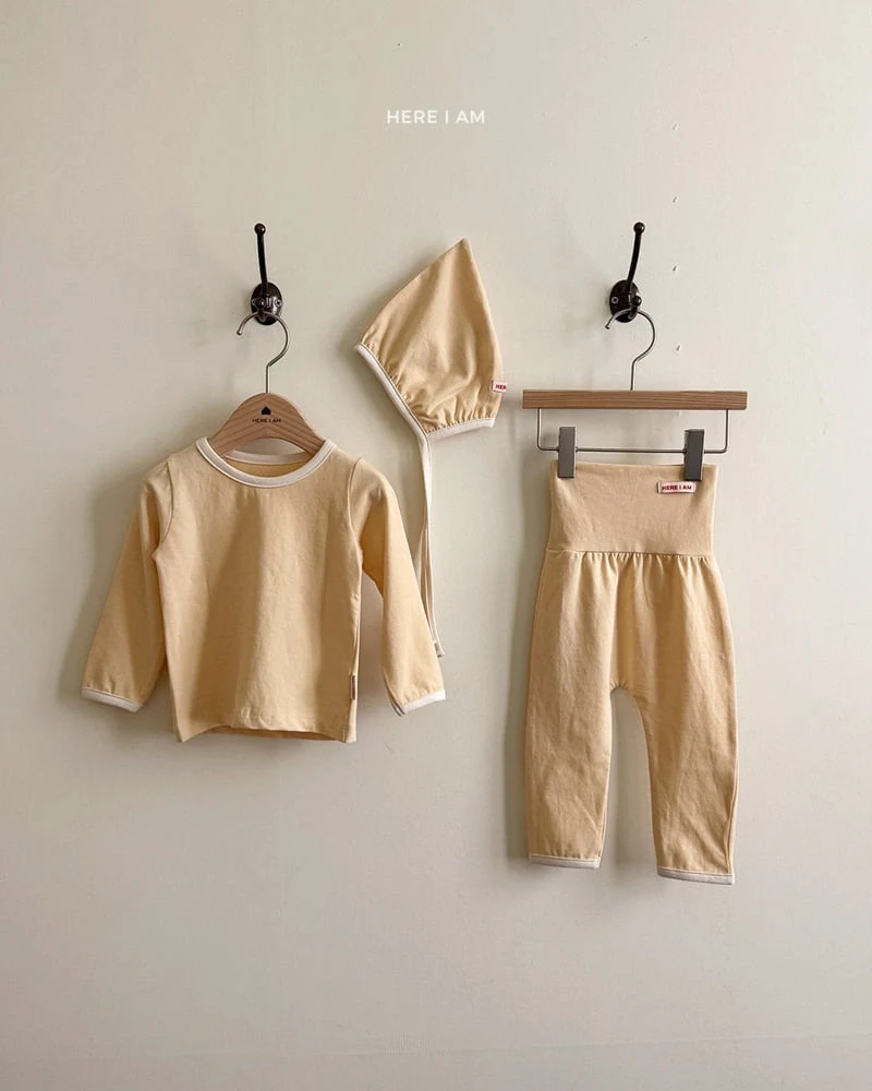 Here I Am - Korean Baby Fashion - #babyboutique - Plain Pajamas - 5