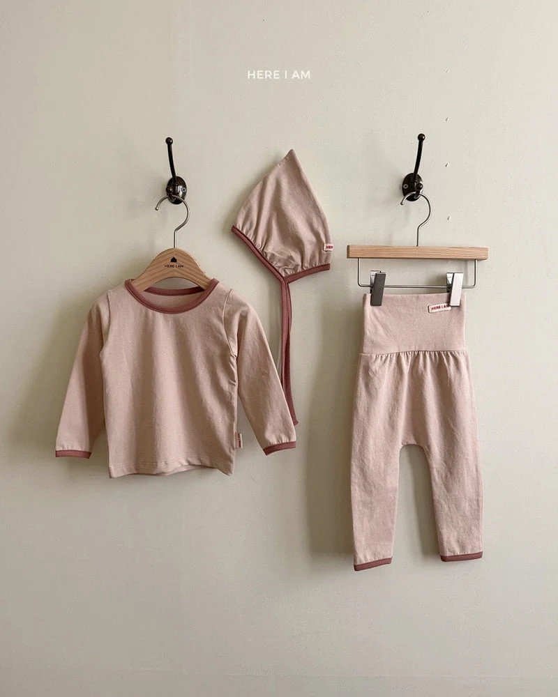 Here I Am - Korean Baby Fashion - #babyboutiqueclothing - Plain Pajamas - 6
