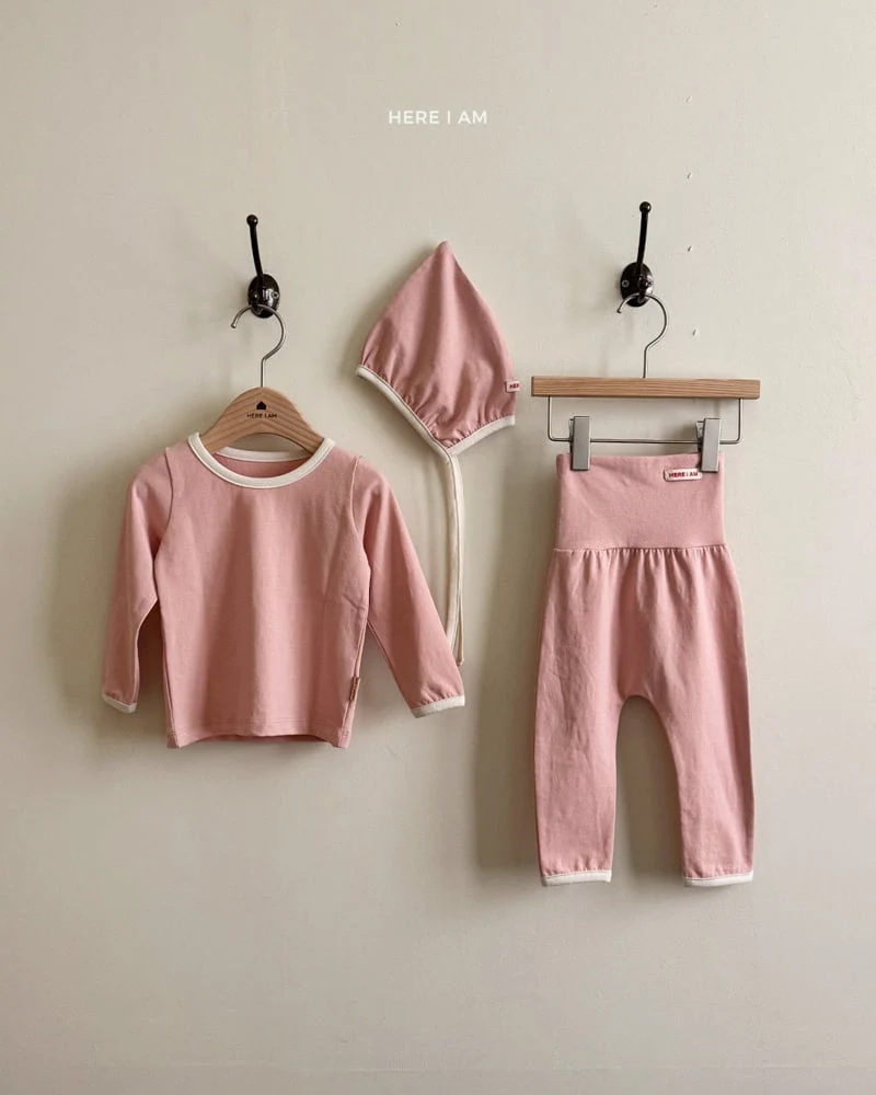Here I Am - Korean Baby Fashion - #babyclothing - Plain Pajamas - 7