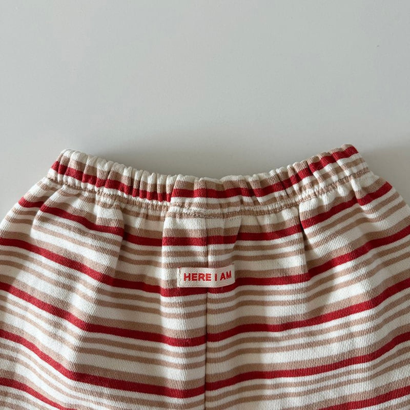 Here I Am - Korean Baby Fashion - #babyclothing - Stripe Jogger Pants - 4