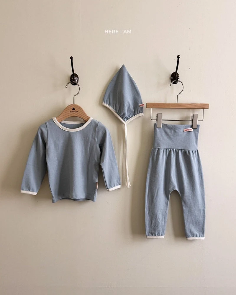 Here I Am - Korean Baby Fashion - #babyfashion - Plain Pajamas - 8