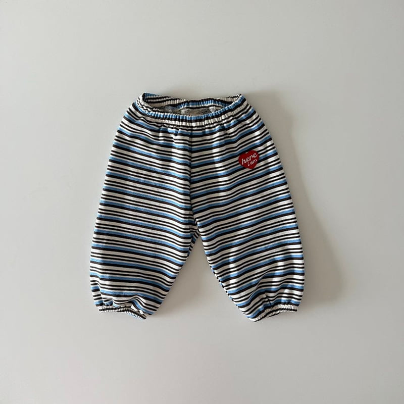 Here I Am - Korean Baby Fashion - #babyfever - Stripe Jogger Pants - 5