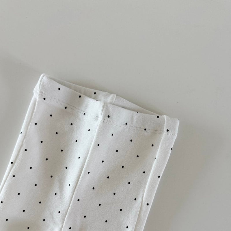 Here I Am - Korean Baby Fashion - #babygirlfashion - Frill Dot Leggings - 5
