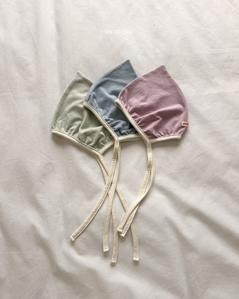 Here I Am - Korean Baby Fashion - #babyfever - Plain Hat - 4
