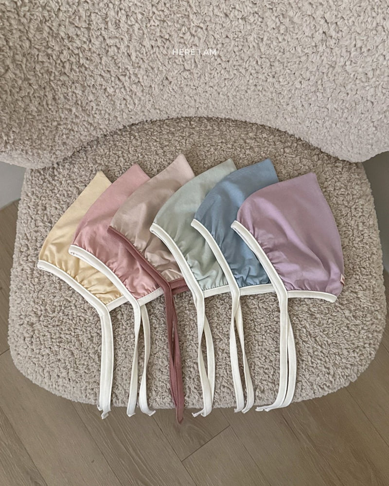 Here I Am - Korean Baby Fashion - #babylifestyle - Plain Hat - 5