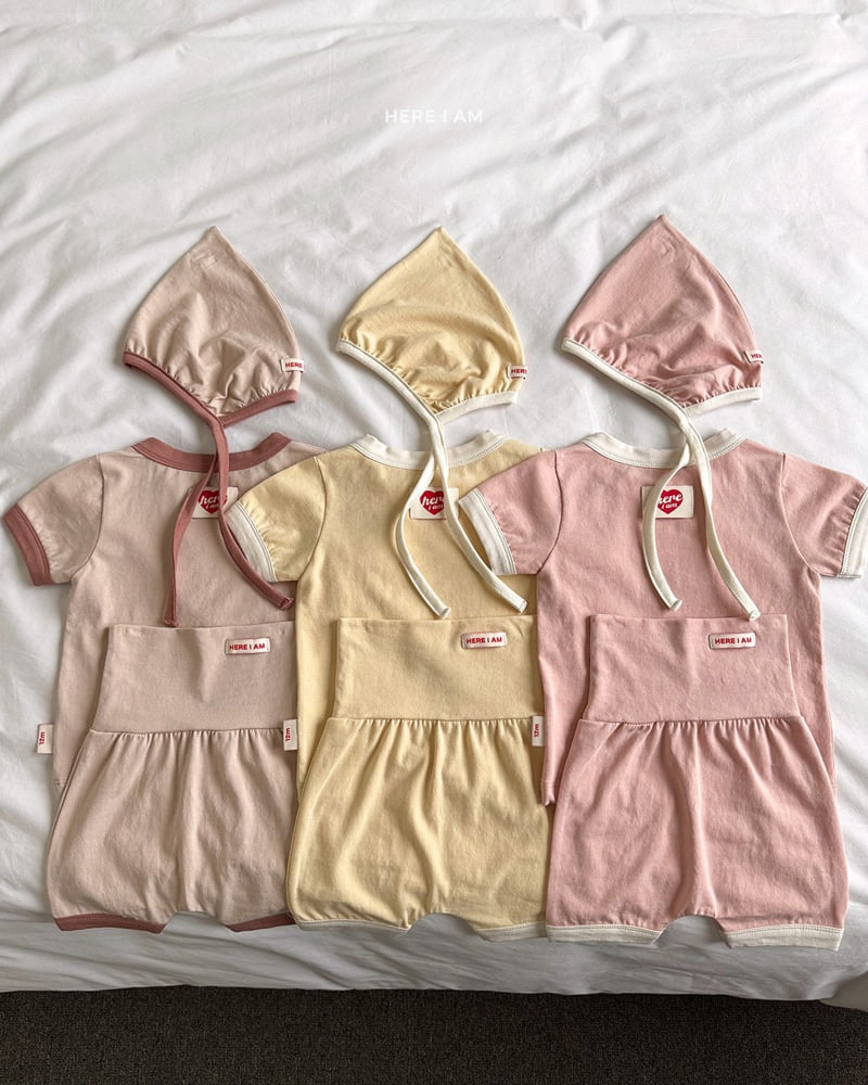 Here I Am - Korean Baby Fashion - #babyoninstagram - Plain Hat - 6