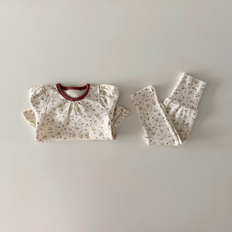 Here I Am - Korean Baby Fashion - #babyootd - Mood Flare Pajamas - 5