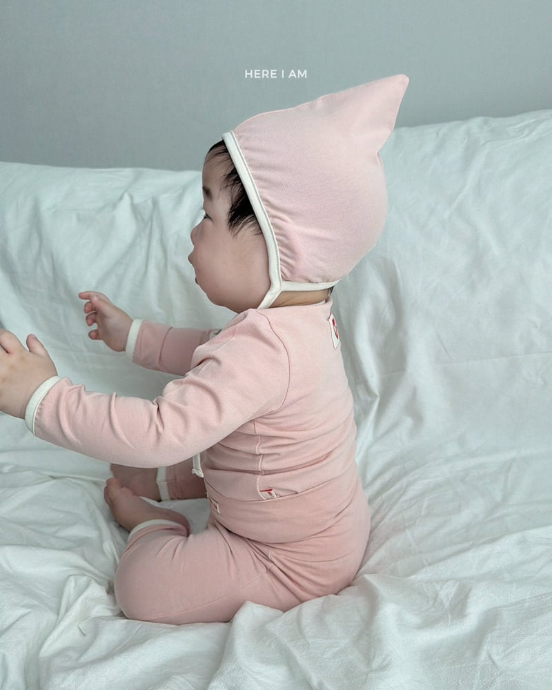 Here I Am - Korean Baby Fashion - #babyoutfit - Plain Hat - 9