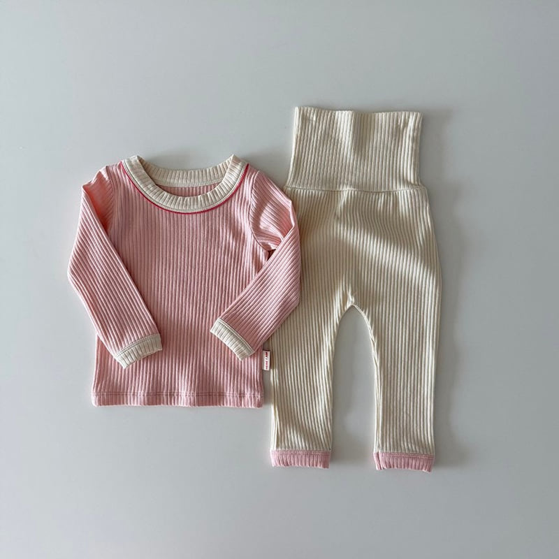 Here I Am - Korean Baby Fashion - #babyoutfit - Palatte Pajamas - 3