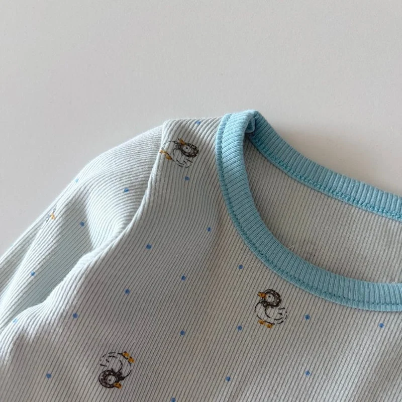 Here I Am - Korean Baby Fashion - #babyoutfit - Five Guys Pajamas - 2