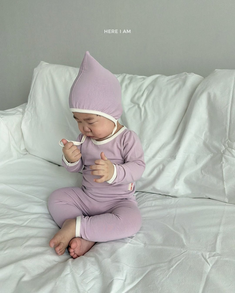 Here I Am - Korean Baby Fashion - #babywear - Plain Hat - 10