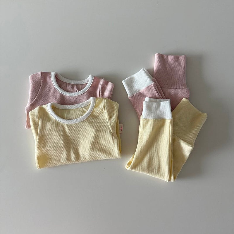 Here I Am - Korean Baby Fashion - #babywear - Joy Rib Pajamas - 9