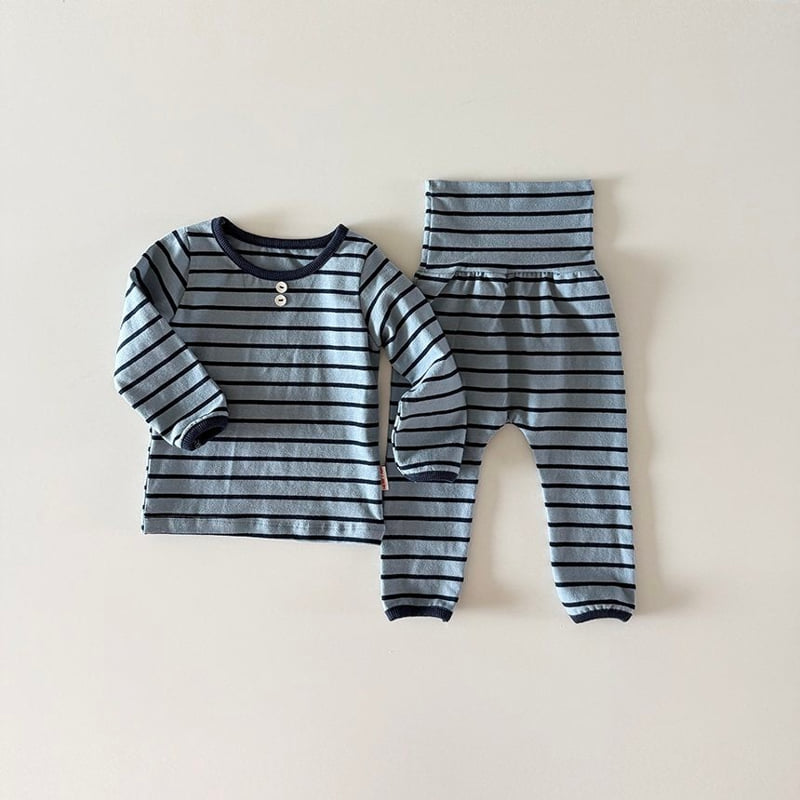 Here I Am - Korean Baby Fashion - #babywear - Madeleine Stripe Pajamas - 3