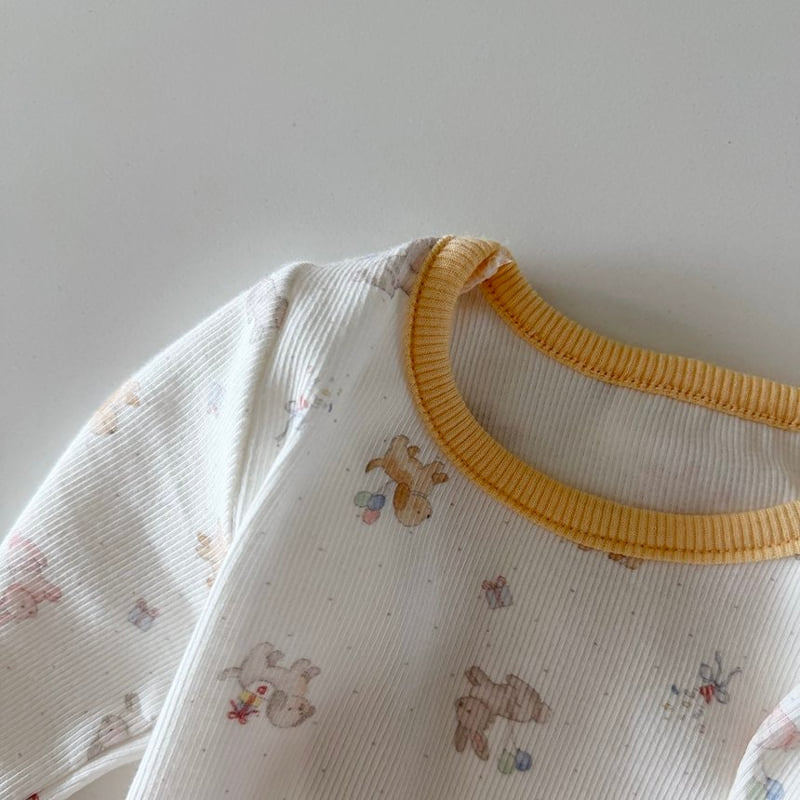 Here I Am - Korean Baby Fashion - #babywear - Puppy Pajamas - 2