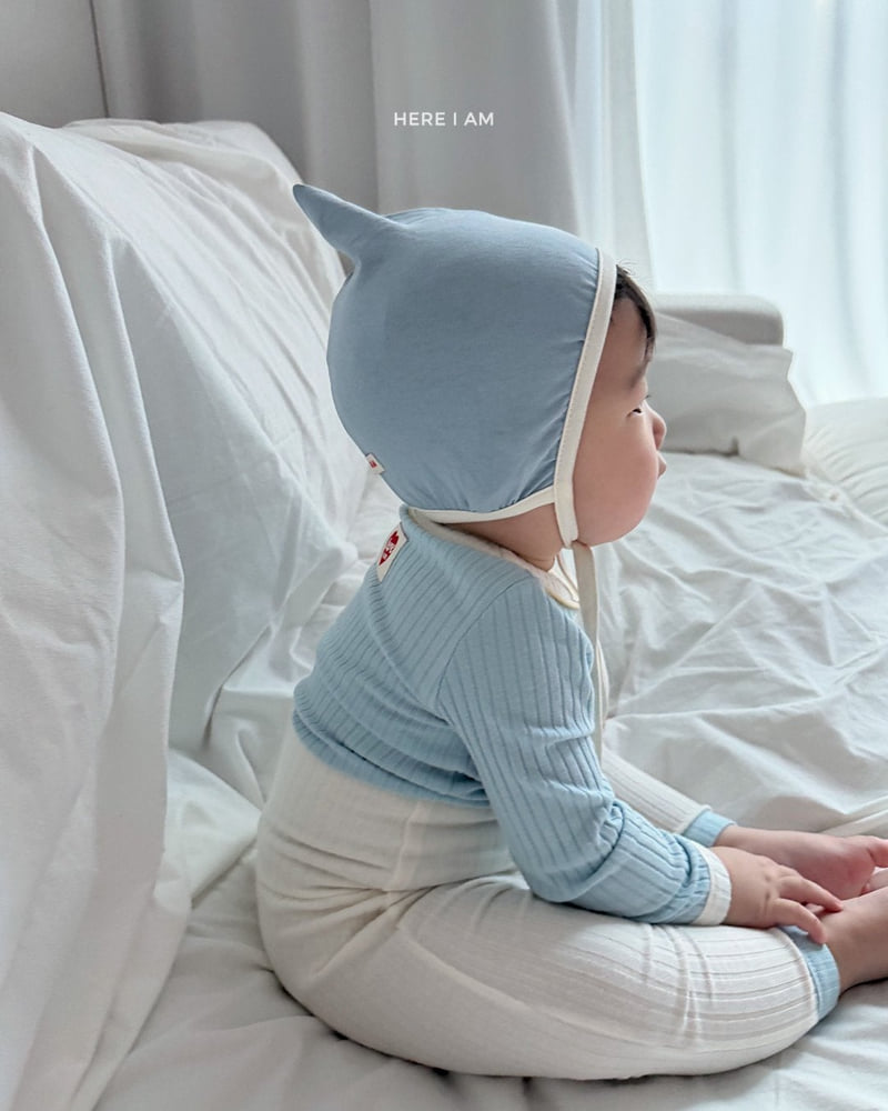 Here I Am - Korean Baby Fashion - #onlinebabyboutique - Plain Hat - 11
