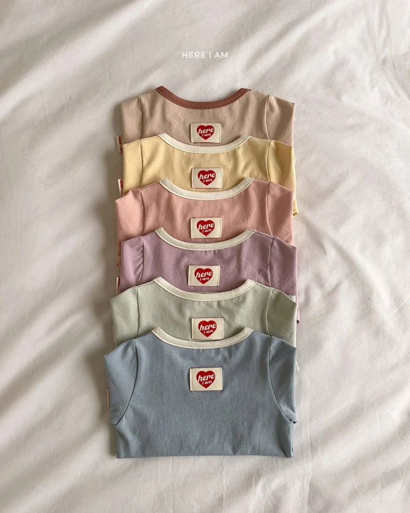 Here I Am - Korean Baby Fashion - #onlinebabyboutique - Plain Pajamas - 2