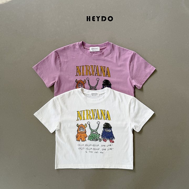 Heydo - Korean Children Fashion - #Kfashion4kids - Monster Short Sleeved Tee