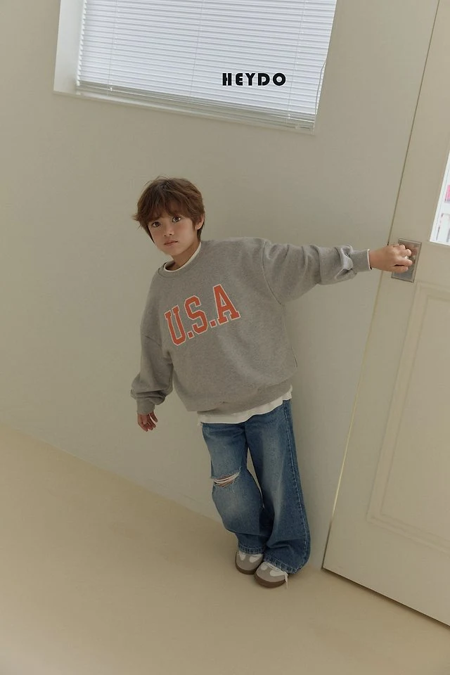 Heydo - Korean Children Fashion - #childofig - USA Sweatshirts - 9