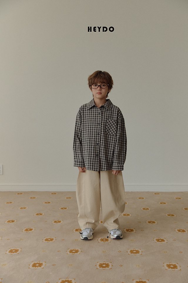 Heydo - Korean Children Fashion - #childofig - Chicho Check Shirt - 6