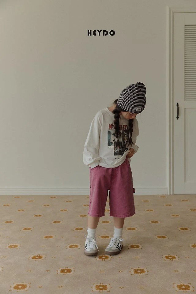 Heydo - Korean Children Fashion - #stylishchildhood - Trendy Bermuda Pants - 4