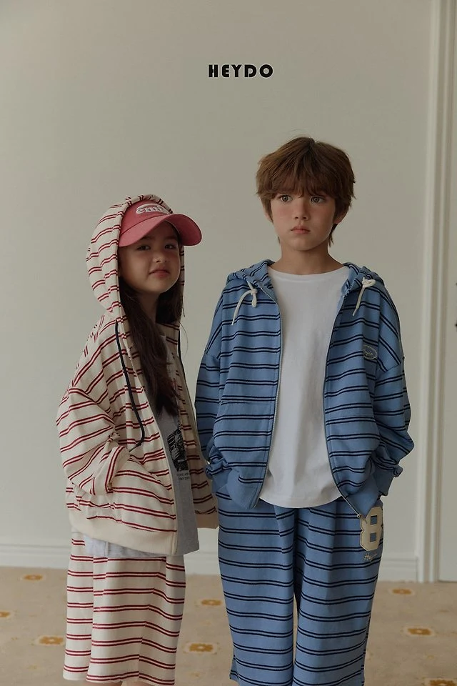 Heydo - Korean Children Fashion - #childofig - 8 Patch Hood Zip-up - 5