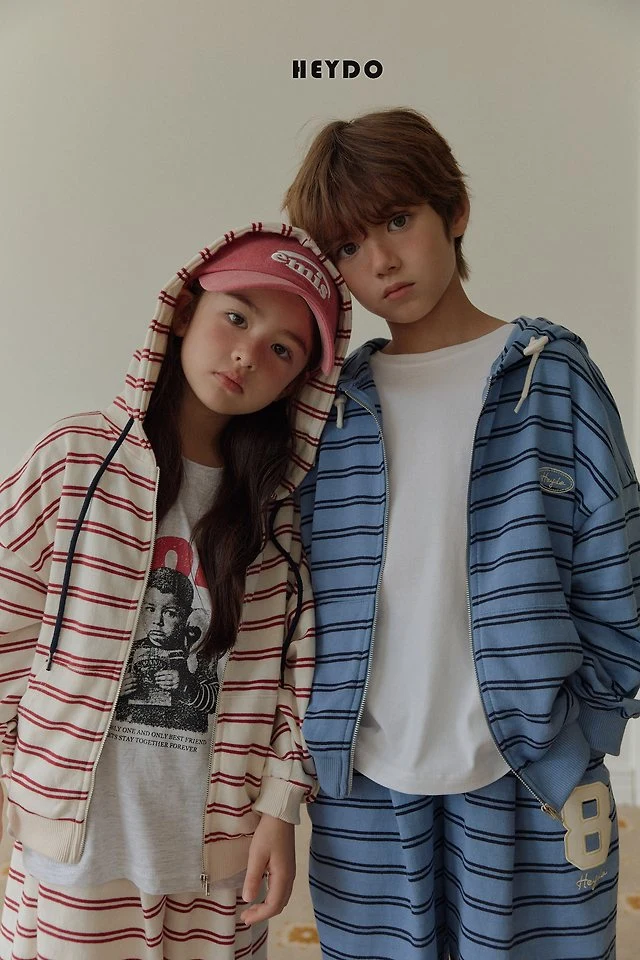 Heydo - Korean Children Fashion - #childofig - 8 Patch Hood Zip-up - 6