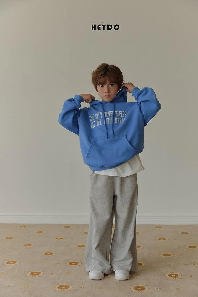 Heydo - Korean Children Fashion - #prettylittlegirls - Lettering Hood Top - 4