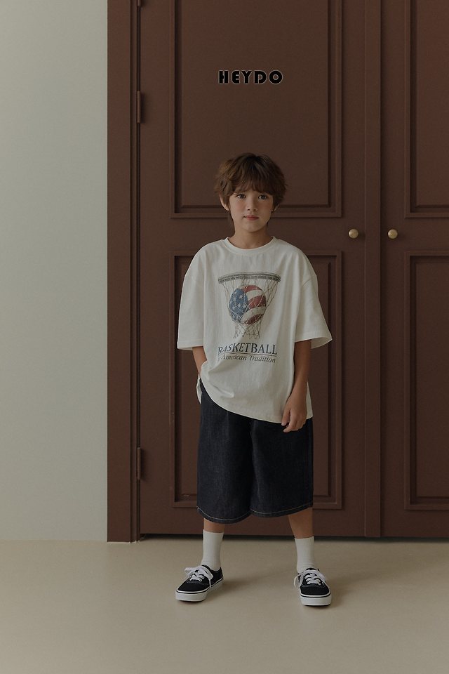 Heydo - Korean Children Fashion - #childofig - Basketball Tee - 4