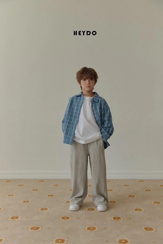 Heydo - Korean Children Fashion - #childrensboutique - Curve Slit Pants - 6