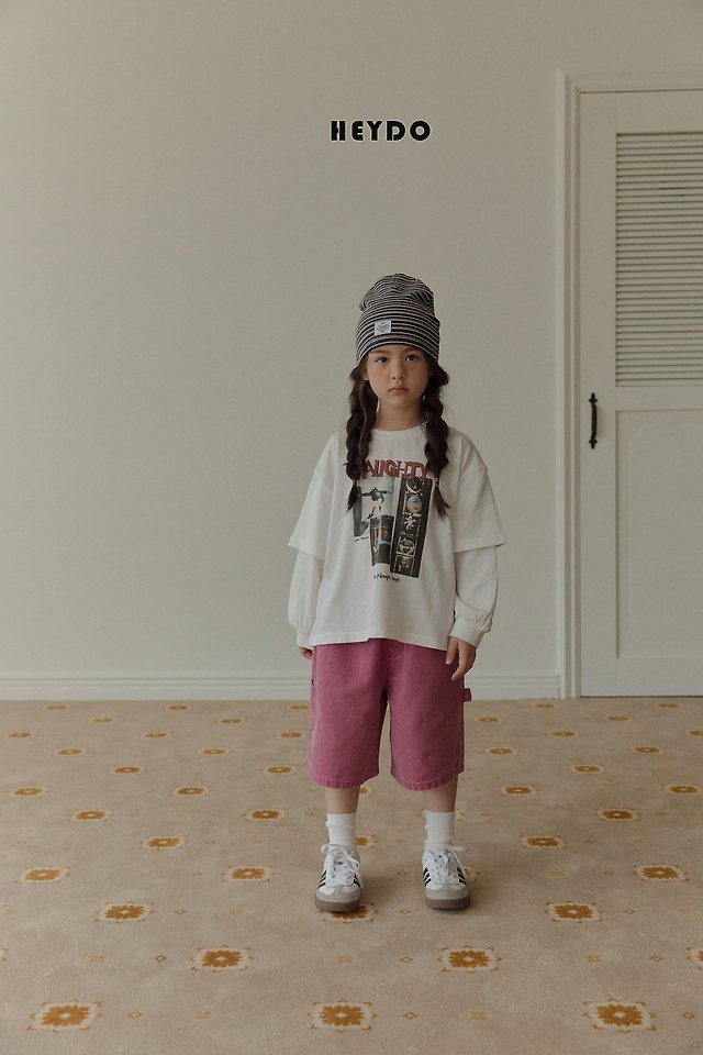 Heydo - Korean Children Fashion - #childofig - Layered Long Tee - 4