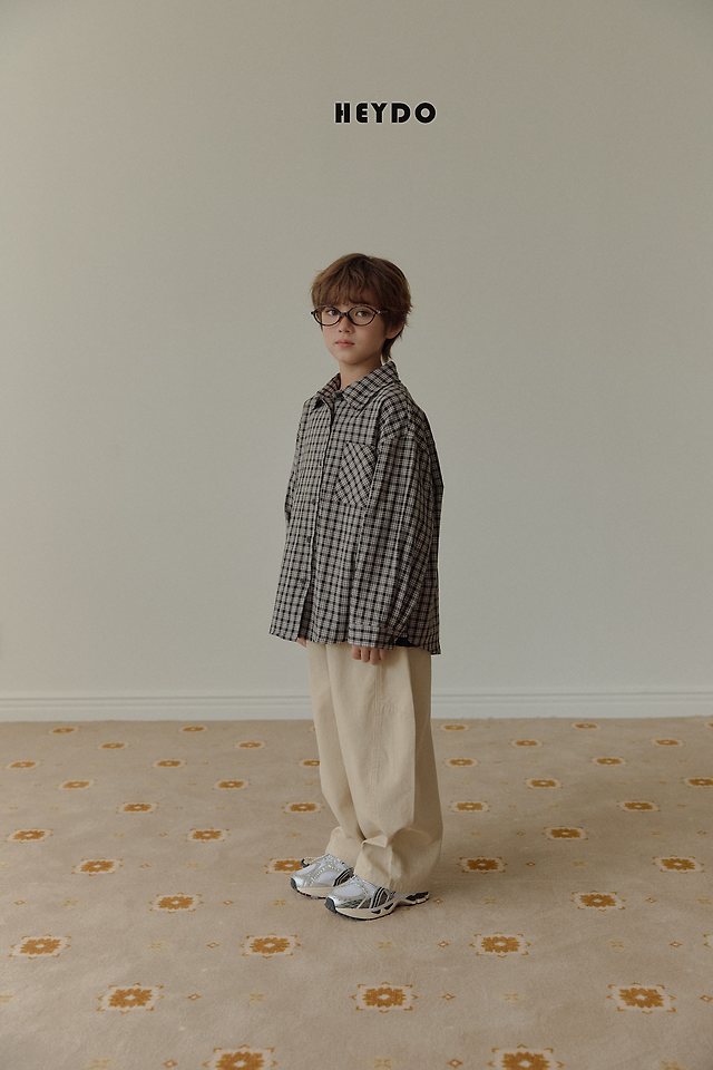 Heydo - Korean Children Fashion - #childrensboutique - Chicho Check Shirt - 7