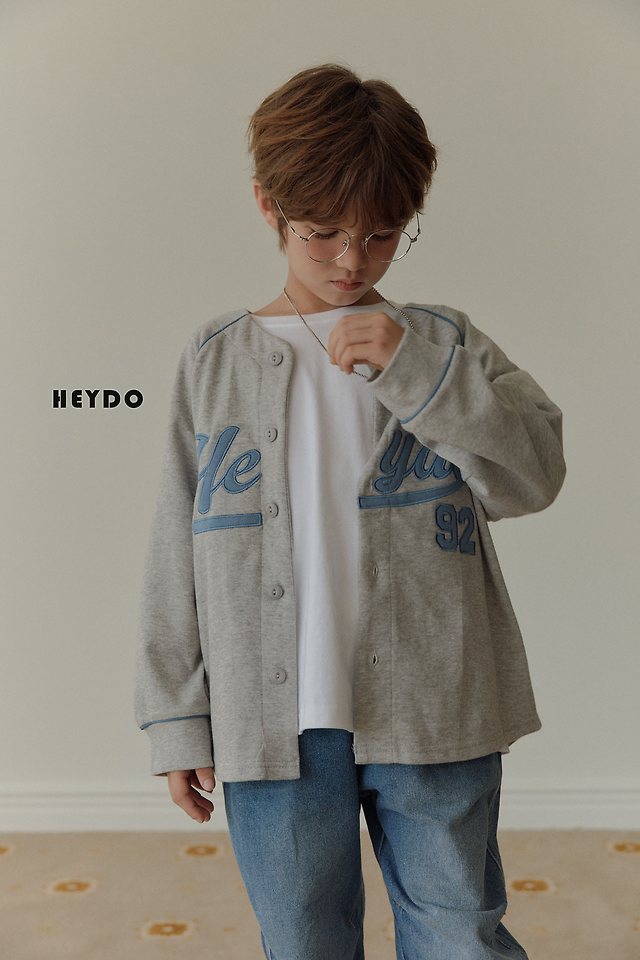 Heydo - Korean Children Fashion - #childrensboutique - Baseball Jersy Top - 11