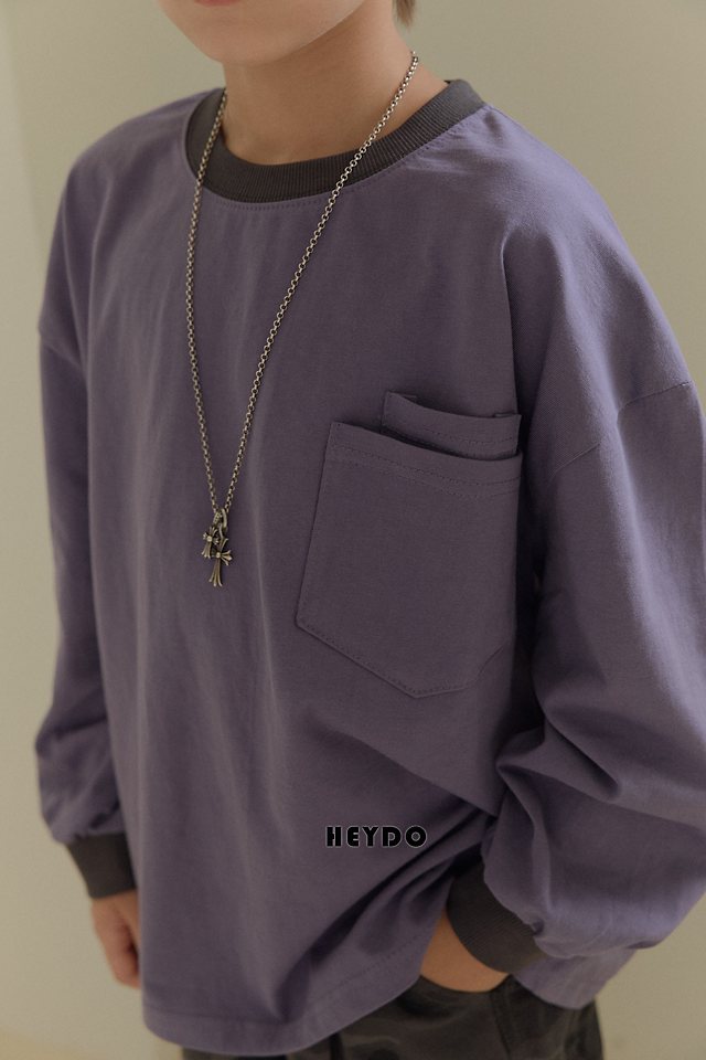 Heydo - Korean Children Fashion - #childrensboutique - Twotwo Pocket Tee - 8