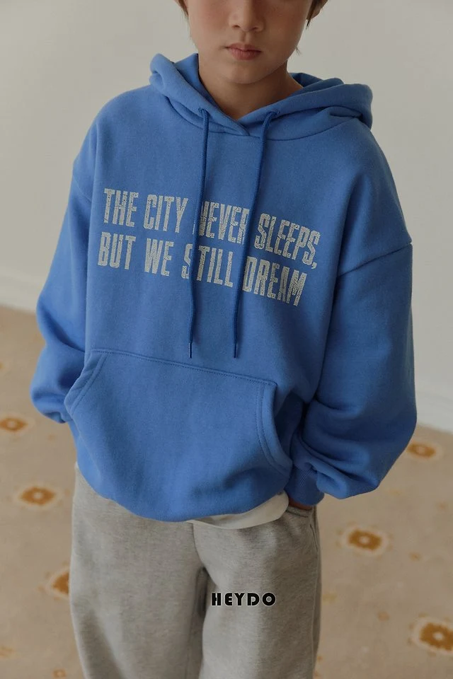Heydo - Korean Children Fashion - #childrensboutique - Lettering Hood Top - 6