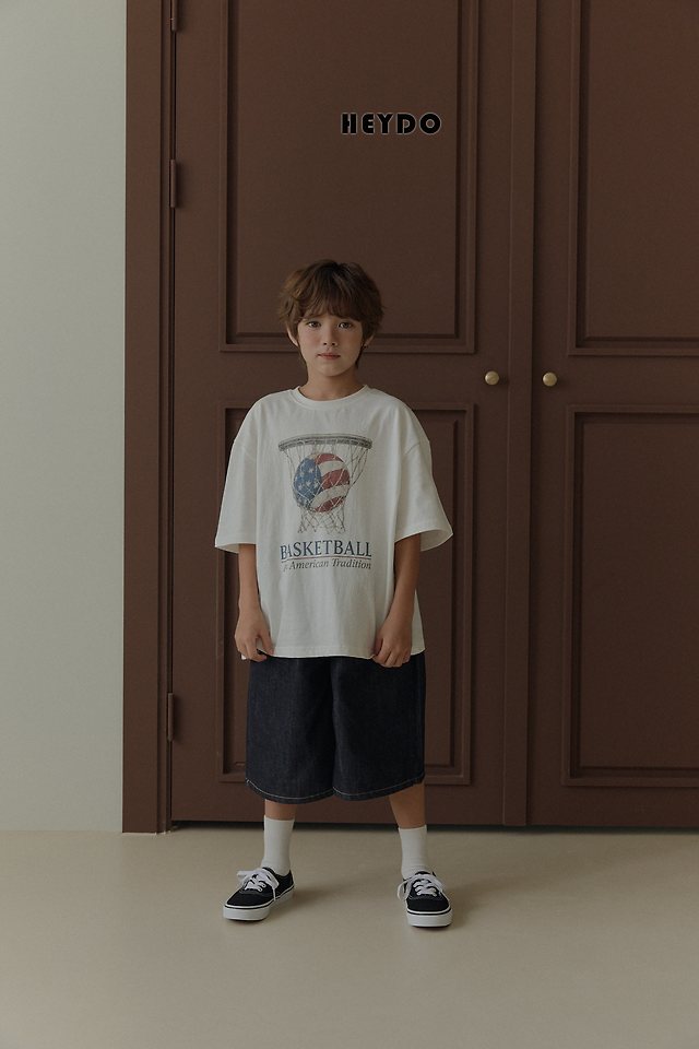 Heydo - Korean Children Fashion - #childrensboutique - Basketball Tee - 5