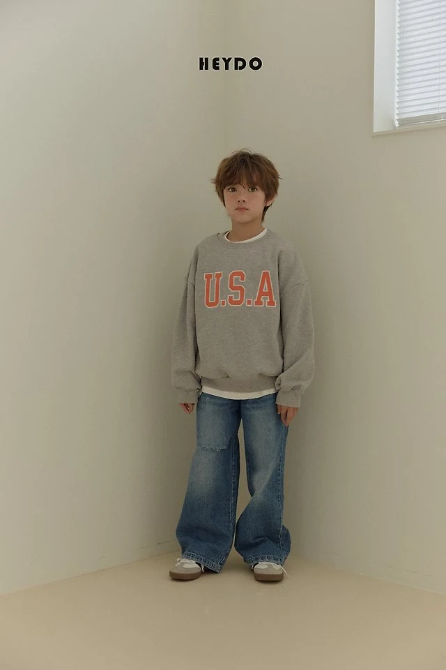 Heydo - Korean Children Fashion - #designkidswear - USA Sweatshirts - 11