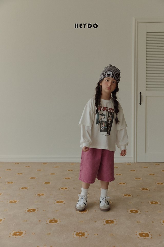 Heydo - Korean Children Fashion - #designkidswear - Layered Long Tee - 5